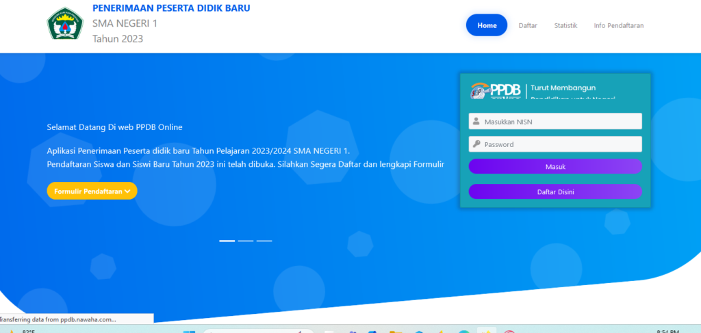 Script PPDB Online Berbasis Web dengan PHP 7 – Export Excel