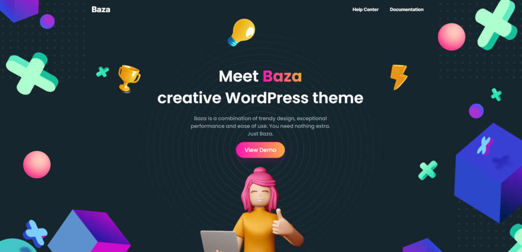 Baza – Creative MultiPurpose WordPress Theme