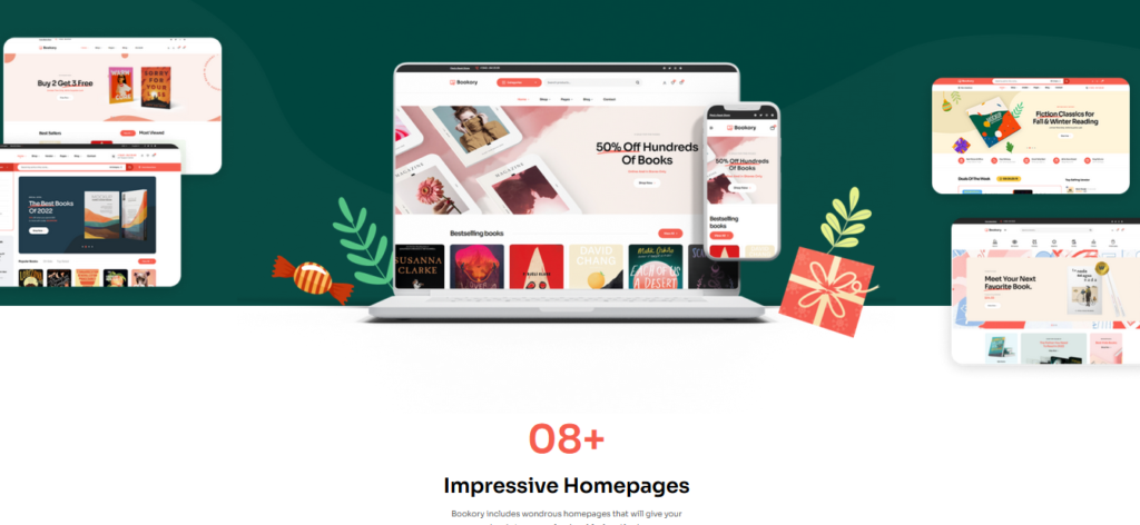 Bookory – Book Store WooCommerce Theme